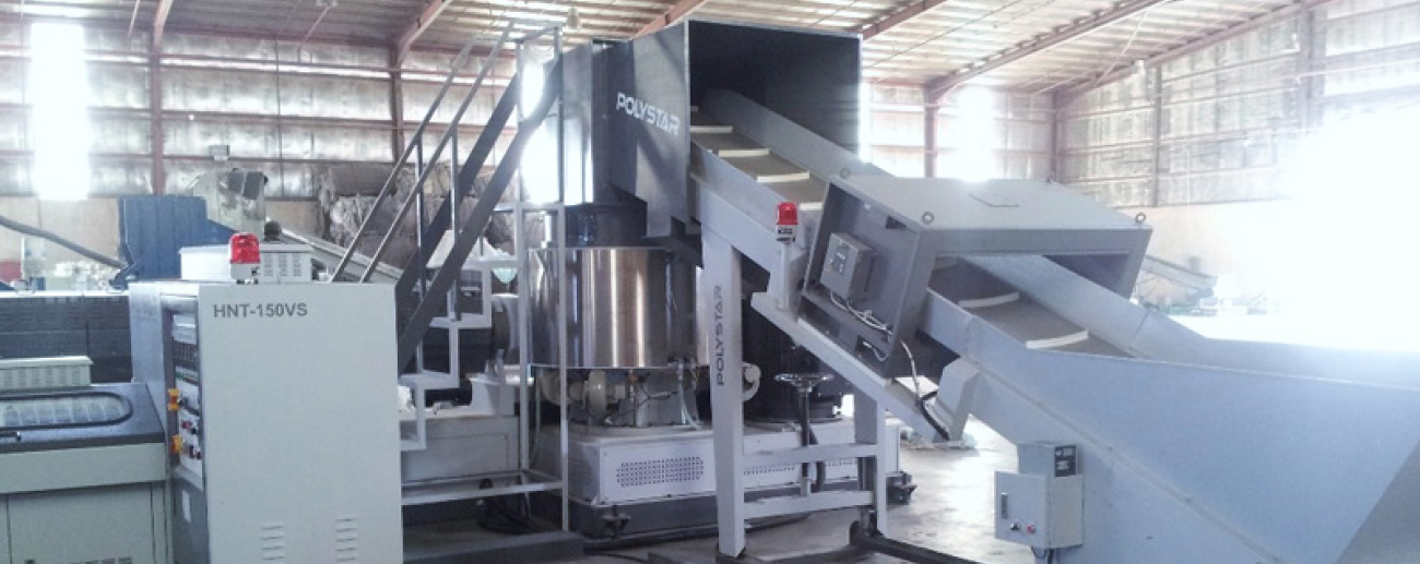 PP raffia recycling machine commissioned in Saudi Arabia-1